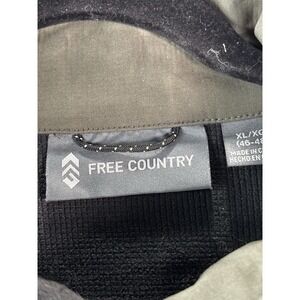 Free Country Zipper Water Resistant Jacket Men's Size XL (46-48) Green